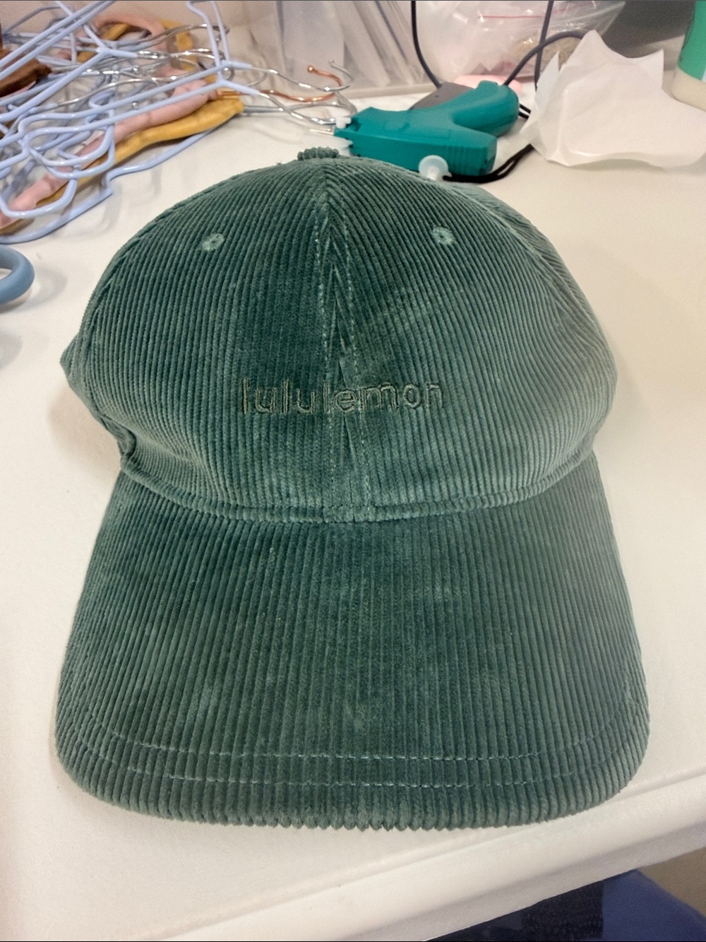 lululemon athletica Corduroy Baseball Cap in Deep Green